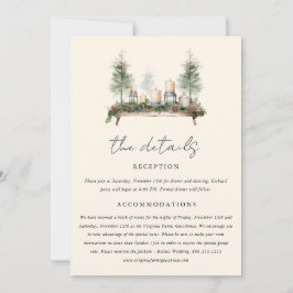 Information om Storfärgsskogen Boho Bröllop Inbjudningar