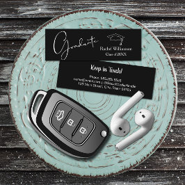 Information om Studenten Namn-klass, svart