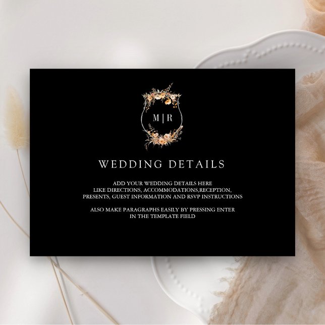 Information om svart Vapensköld för blomman under  Tilläggskort (Skapare uppladdad)