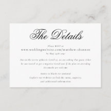 Information om svartvit Bröllop i elegant Script