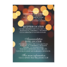 Information om Teal Guld Bokeh Ljus Bröllop