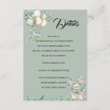 Information om tilläggskort för babydusch