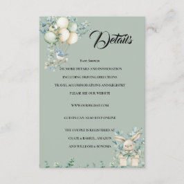 Information om tilläggskort för babydusch