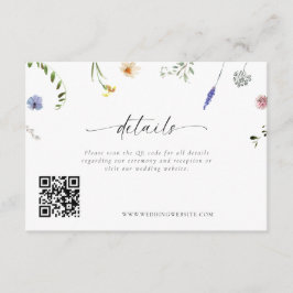 Information om Tiny WildblommBröllop Tilläggskort