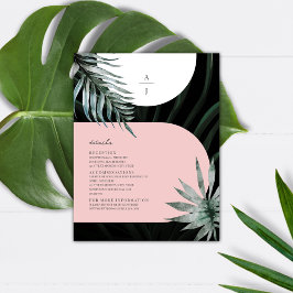 Information om Tropical Handflatan Lövs Arch Bröll Tilläggskort