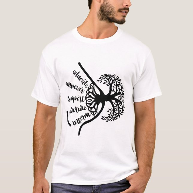 Information om utbildningssupport för energisparfu t shirt (Framsida)