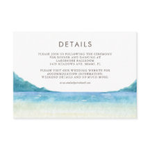 Information om vattenfärgen Beachfront Tropical Br