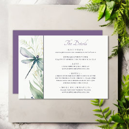 Information om vattenfärgen Dragonfly och Greenery Tilläggskort