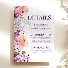 Information om vattenfärgens Blommigt för violett 