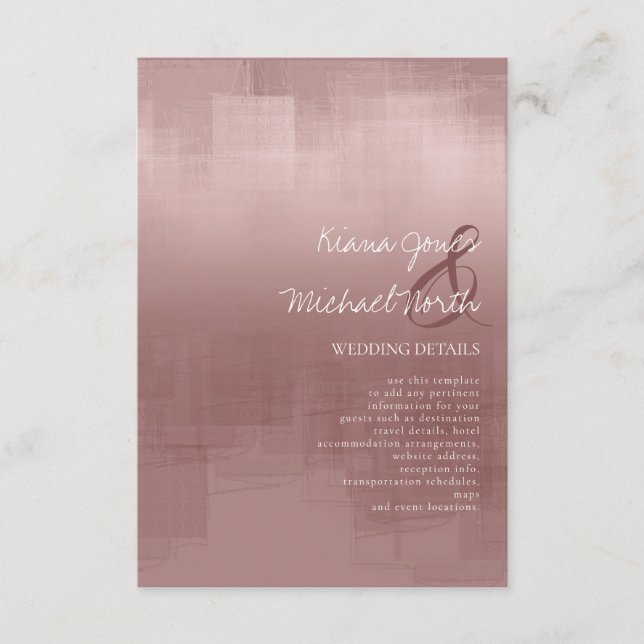 Information om vattenfärgsreflektioner Cinnamon Ro Tilläggskort (Framsida)