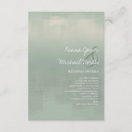 Information om vattenfärgsreflektioner, Grönt-ID77 Tilläggskort