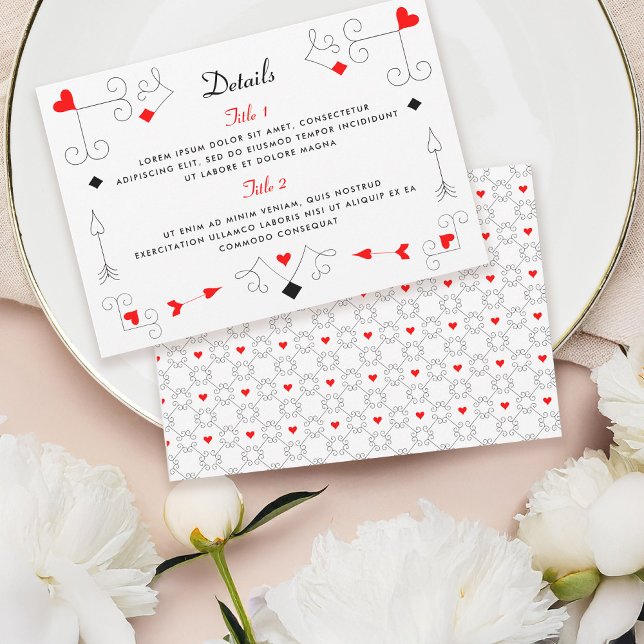 Information om Vegas Cupid's Hearts och Diamonds B OSA Kort (Skapare uppladdad)