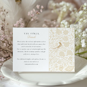 Information om Victorian Love birds Bröllop Tilläggskort