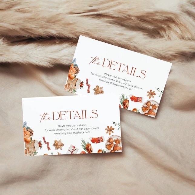 Information om Vinter-jul-babyvisning Tilläggskort (Skapare uppladdad)