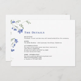 Information om Watercolor Wildblomma & QR Code Brö Tilläggskort