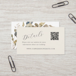 Information om webbplatsen QR Code soft Conttons v Visitkort