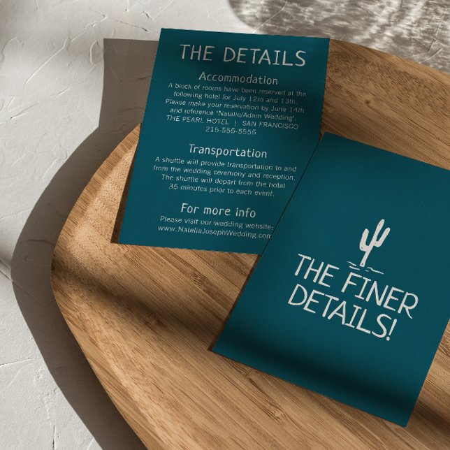 Information om western Cactus Modern Boho Väster B Tilläggskort (Skapare uppladdad)