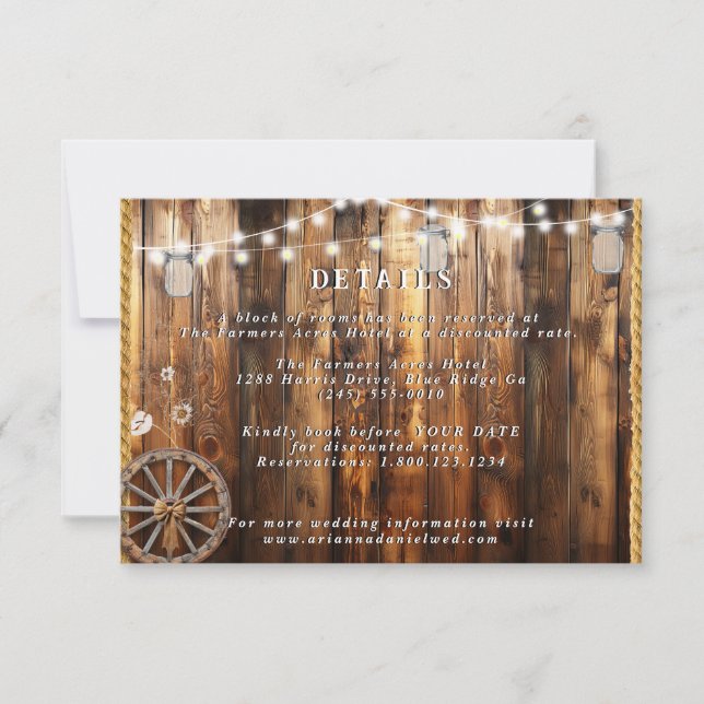 Information om westerna Rope Wagon Wheel Mason Bur (Framsida)