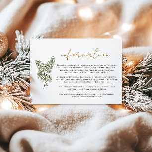 Information om Whimsical Grönt och Guld Gräs Cone Tilläggskort