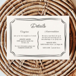 Information om Whimsical Hand plockade Quirky Bröl Tilläggskort