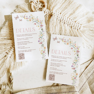 Information om Whimsique Pastel Vår Wildblomme Brö Tilläggskort