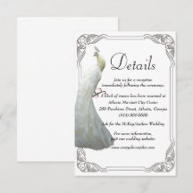 Information om White Peacock Bröllop