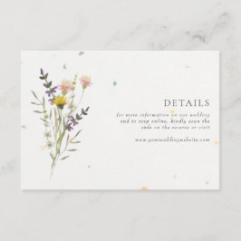 Information om WildblomsterBlommigten Garden QR Co Tilläggskort