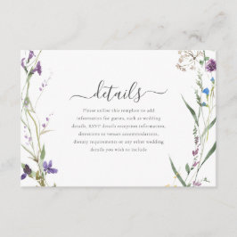 Information om WildblomWAN Bröllop Tilläggskort