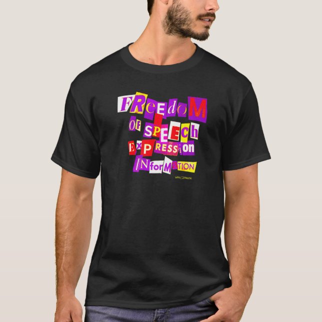 Information om yttrandefriheten i Tal T Shirt (Framsida)