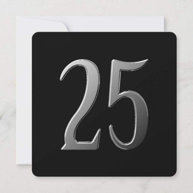 Information på baksidan om 25-årsjubileum inbjudningar (Framsida)