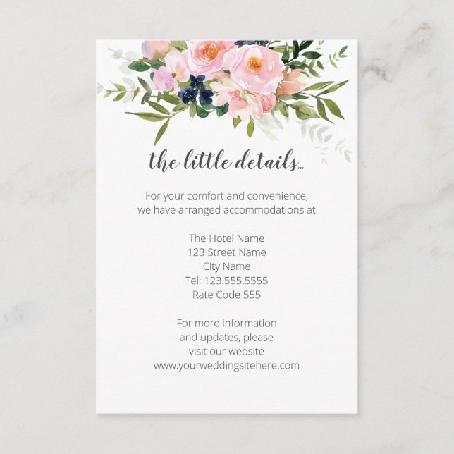 Informations- eller detaljeringskort tilläggskort (Framsida)