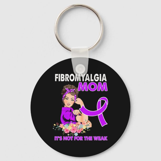 Informationsband för fibromyalgi 1 nyckelring (Framsida)