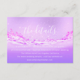 Informationsbilaga Bröllopsdetaljer Tropic Tilläggskort