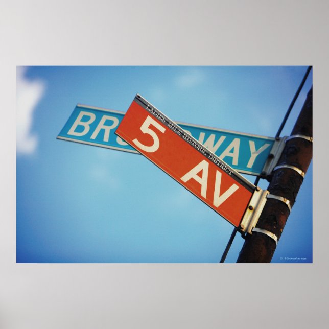 Informationscentrum i New York City Poster (Framsidan)