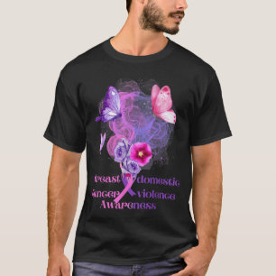 Informationsflöde om bröstcancer och domesticens v t shirt