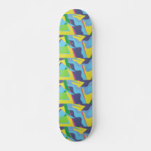 Informationshuvudled Färgglad Skateboarddäck
