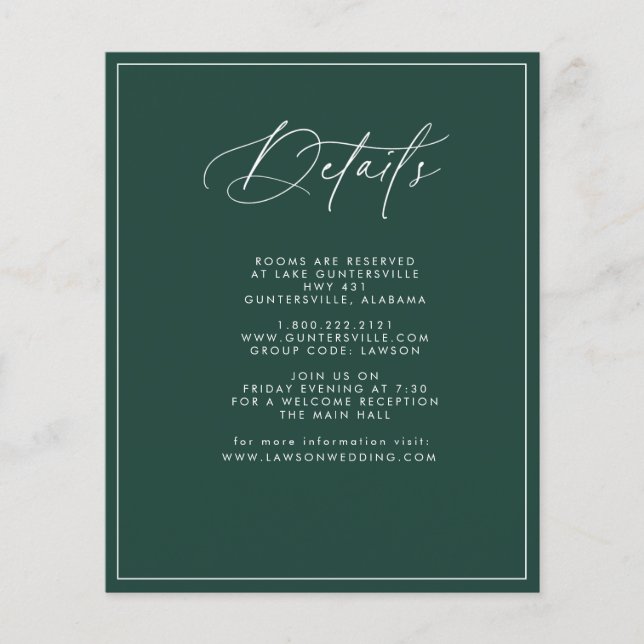 Informationskort för budgeterad annalkande informa flygblad (Framsidan)