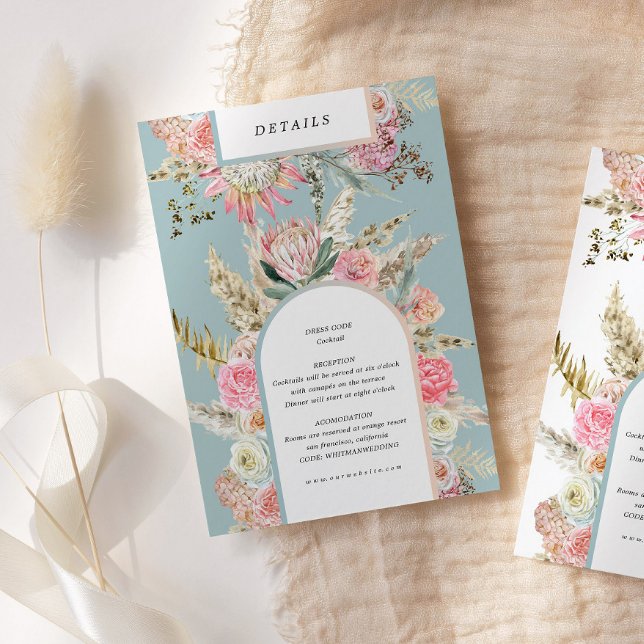 Informationskort för Tropiskt bohemiskt uppköp Tilläggskort (Skapare uppladdad)