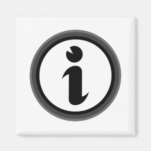 Informationssymbol Magnet