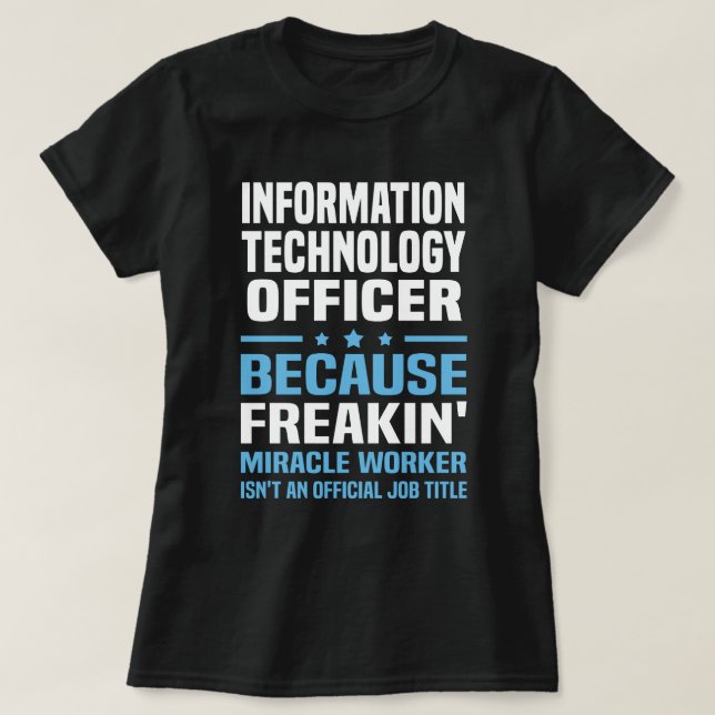 Informationsteknikansvarig T Shirt (Design framsida)
