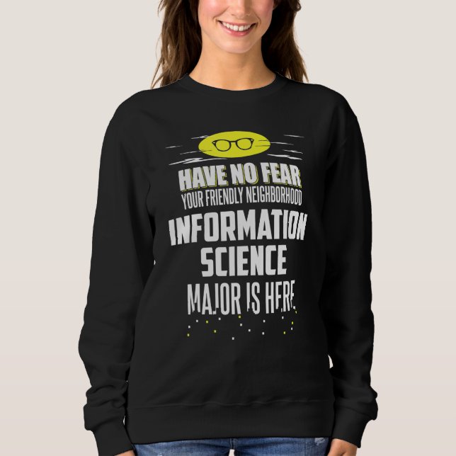 Informationstekniken har ingen rädsla t shirt (Framsida)