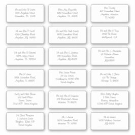 Informell leverans av enskilda Namn Adress Klistermärken