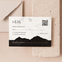 Informell minimalistisk svartvitt | QR-kodOSA