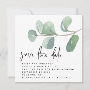 Informellt Eucalyptus Spara datum Anteckningskort
