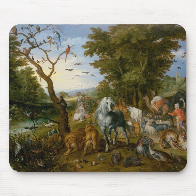 Införsel av djuren till Noahs Ark (Brueghel) Musmatta (Framsidan)