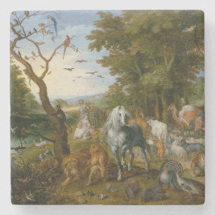 Införsel av djuren till Noahs Ark (Brueghel) Stenunderlägg