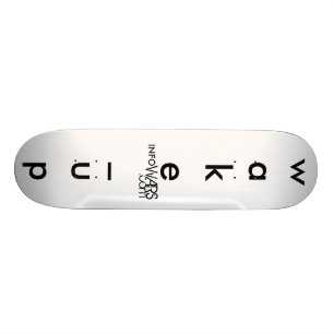 Infowars.com "Wake_Up" stencil design Skateboard p Bräda 20 Cm