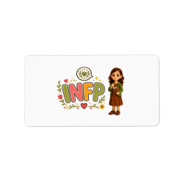 INFP — A Sonhadora Criativa Adressetikett