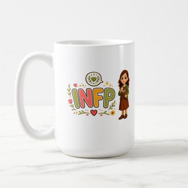 INFP — A Sonhadora Criativa Kaffemugg (Vänster)