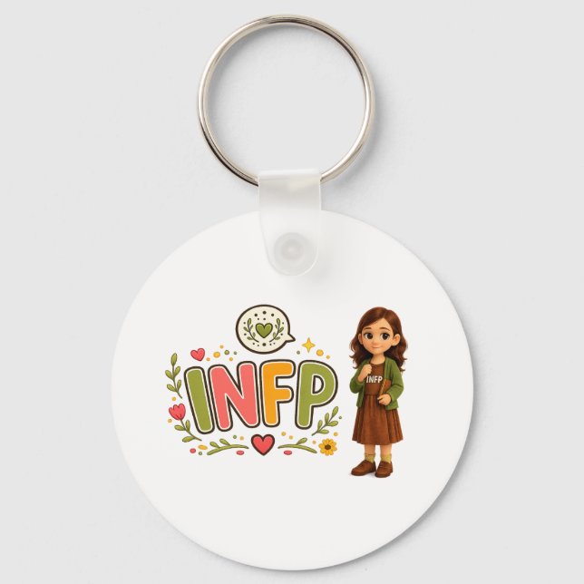 INFP — A Sonhadora Criativa Nyckelring (Framsida)